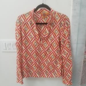 Tory Burch Geometric Blouse